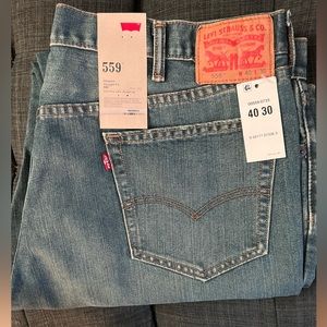 NWT men’s Levi’s jeans, relax fit 559 brand new with tags